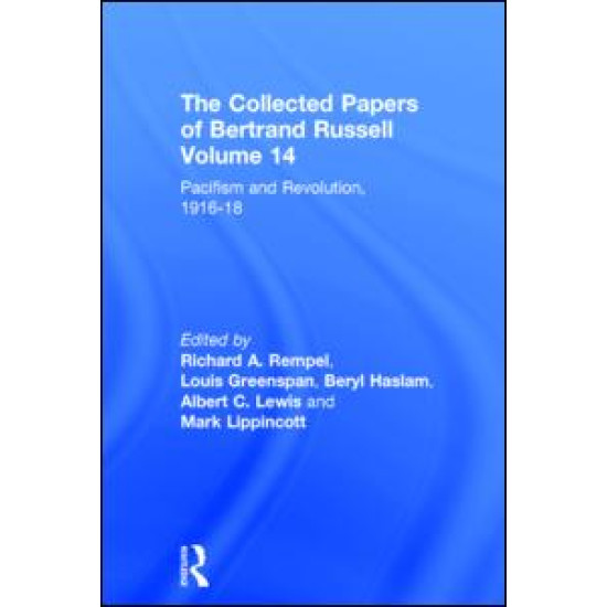 The Collected Papers of Bertrand Russell, Volume 14