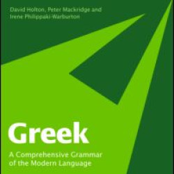 Greek: A Comprehensive Grammar of the Modern Language