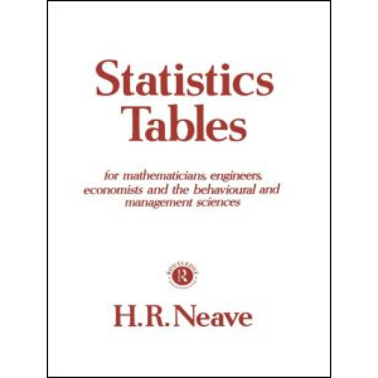 Statistics Tables Statistics Tables