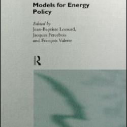 Models for Energy Policy Models for Energy Policy