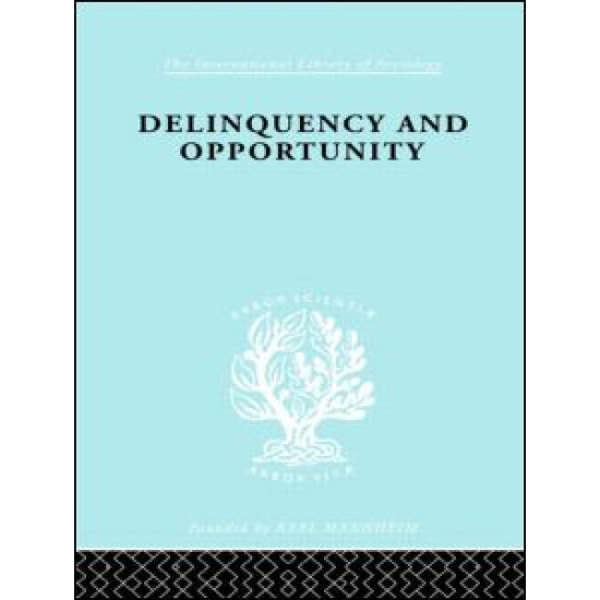 Delinquency and Opportunity