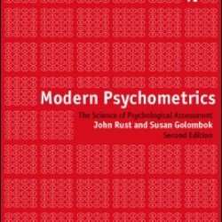 Modern Psychometrics Modern Psychometrics
