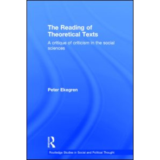 The Reading of Theoretical Texts