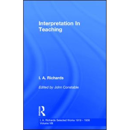 Interpretation In Teaching V 8