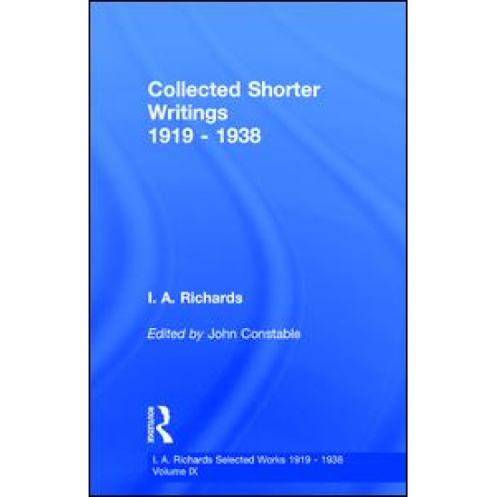 Collected Shorter Writings V9