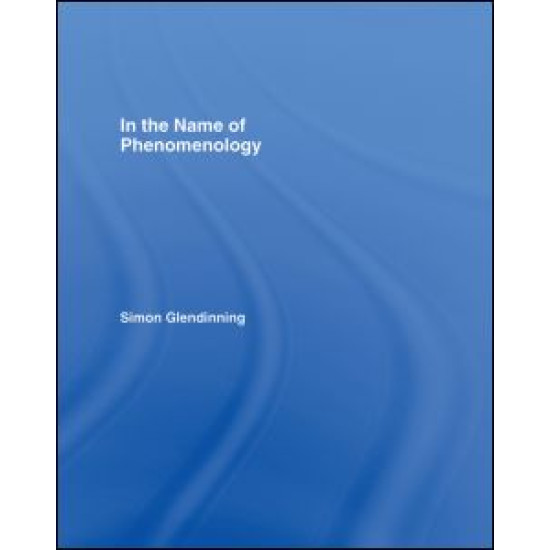In the Name of Phenomenology In the Name of Phenomenology