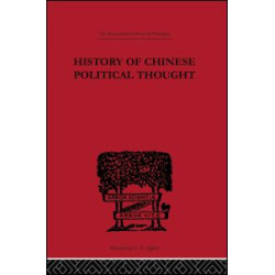 History of Chinese Political Thought History of Chinese Political Thought