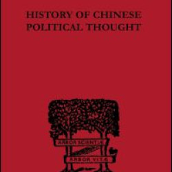 History of Chinese Political Thought History of Chinese Political Thought
