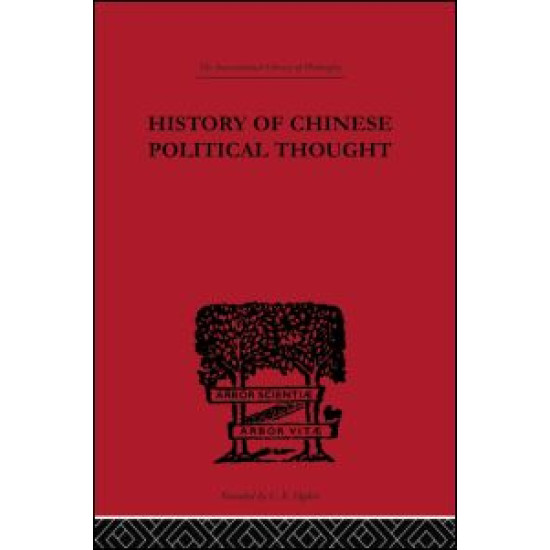 History of Chinese Political Thought