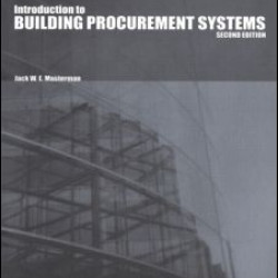 An Introduction to Building Procurement Systems An Introduction to Building Procurement Systems