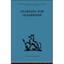 Learning for Leadership