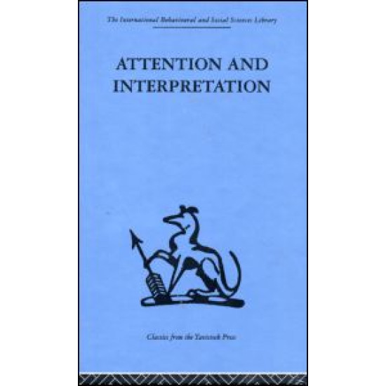 Attention and Interpretation Attention and Interpretation