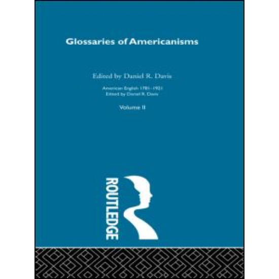 Glossaries Of Americanisms   V