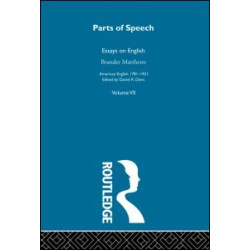 Parts Of Speech:Essays English