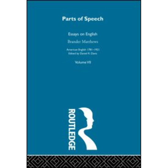 Parts Of Speech:Essays English
