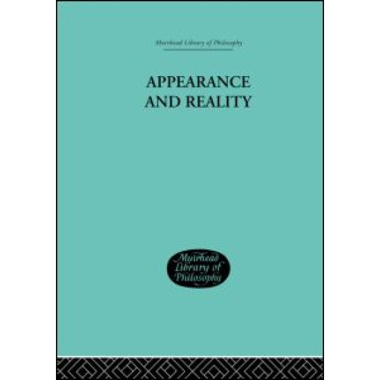 Appearance and Reality Appearance and Reality