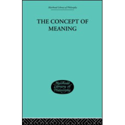 The Concept of Meaning The Concept of Meaning