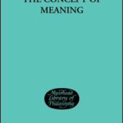 The Concept of Meaning The Concept of Meaning