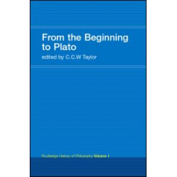 From the Beginning to Plato