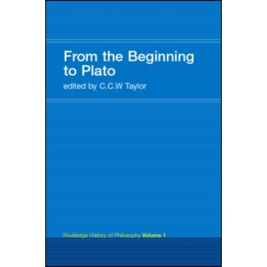 From the Beginning to Plato