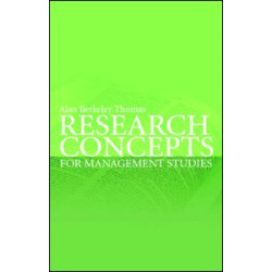 Research Concepts for Management Studies Research Concepts for Management Studies
