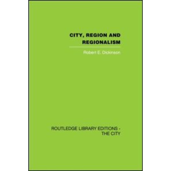 City, Region and Regionalism