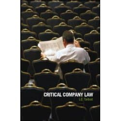 Critical Company Law Critical Company Law