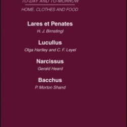 Today and Tomorrow Volume 5 Home, Clothes and Food