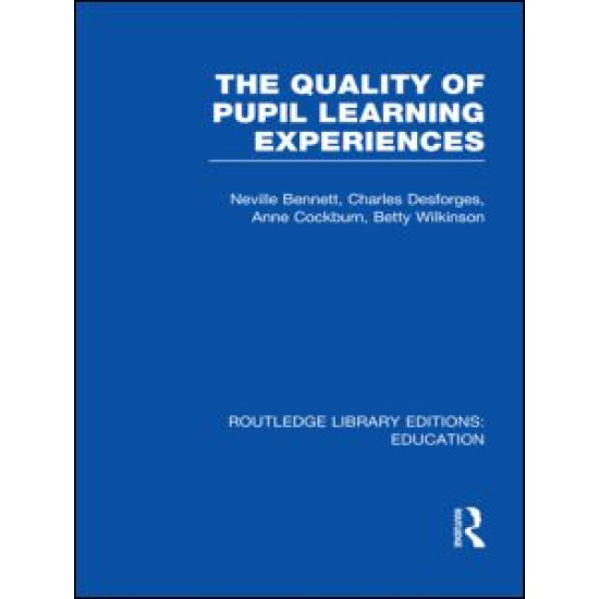 Quality of Pupil Learning Experiences (RLE Edu O) Quality of Pupil Learning Experiences (RLE Edu O)
