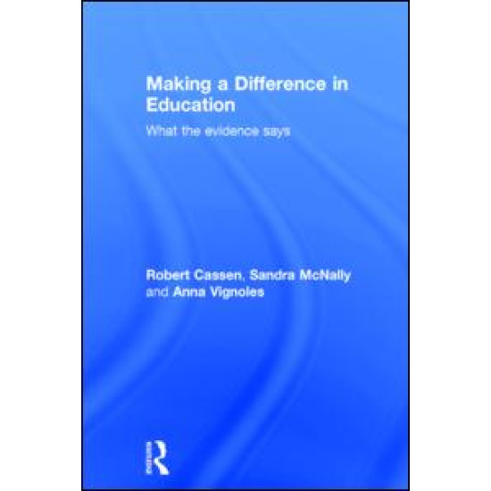 Making a Difference in Education Making a Difference in Education