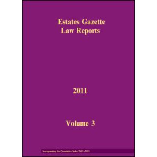 EGLR 2011 Volume 3 and Cumulative Index