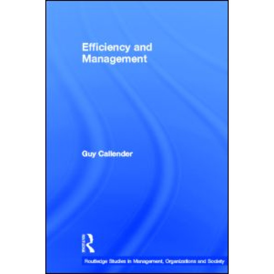Efficiency and Management Efficiency and Management