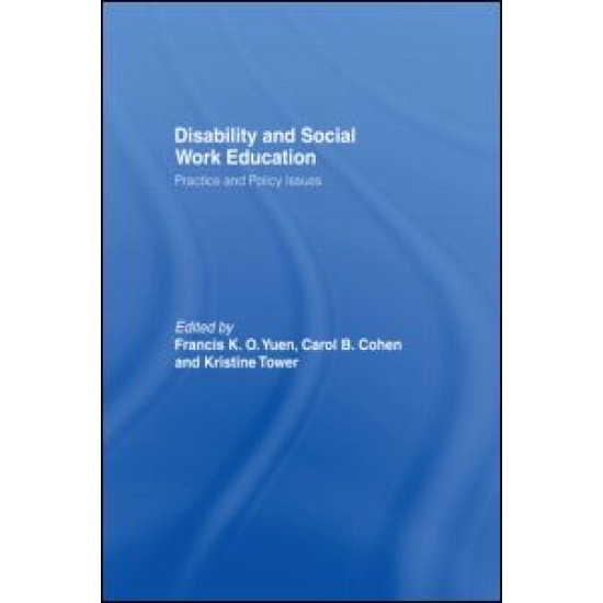Disability and Social Work Education Disability and Social Work Education