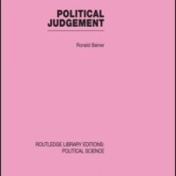 Political Judgement (Routledge Library Editions: Political Science Volume 20)