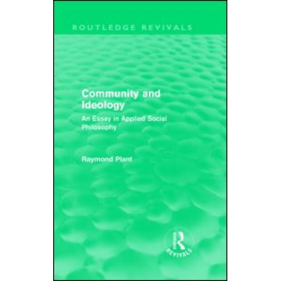 Community and Ideology (Routledge Revivals)