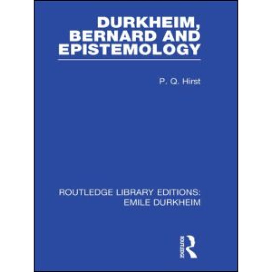 Durkheim, Bernard and Epistemology