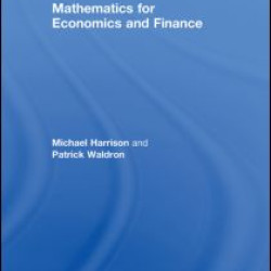 Mathematics for Economics and Finance Mathematics for Economics and Finance