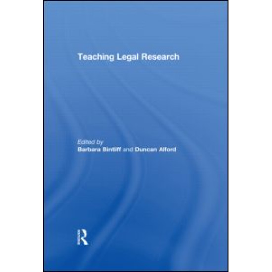 Teaching Legal Research