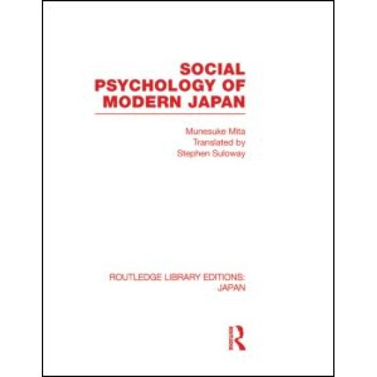 Social Psychology of Modern Japan