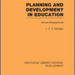 Planning and Development in Education Planning and Development in Education