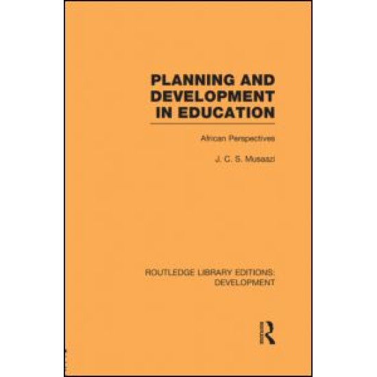 Planning and Development in Education Planning and Development in Education