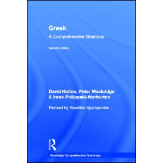 Greek: A Comprehensive Grammar of the Modern Language