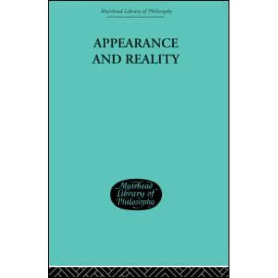 Appearance and Reality Appearance and Reality