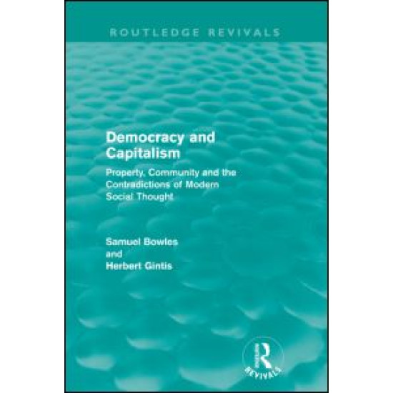 Democracy and Capitalism (Routledge Revivals)