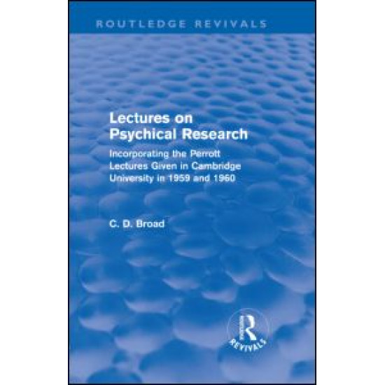 Lectures on Psychical Research (Routledge Revivals)
