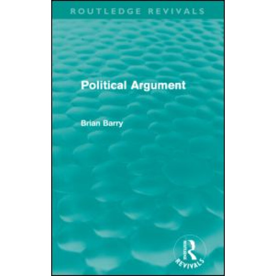 Political Argument (Routledge Revivals) Political Argument (Routledge Revivals)