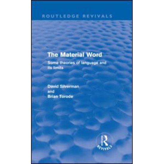 The Material Word (Routledge Revivals)