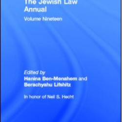 The Jewish Law Annual Volume 19 The Jewish Law Annual Volume 19