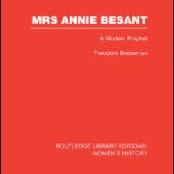 Mrs Annie Besant
