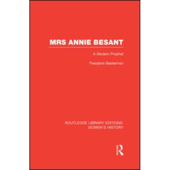 Mrs Annie Besant